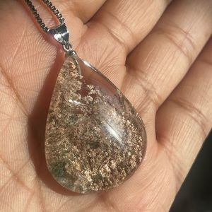 Garden Quartz Crystal Pendant
